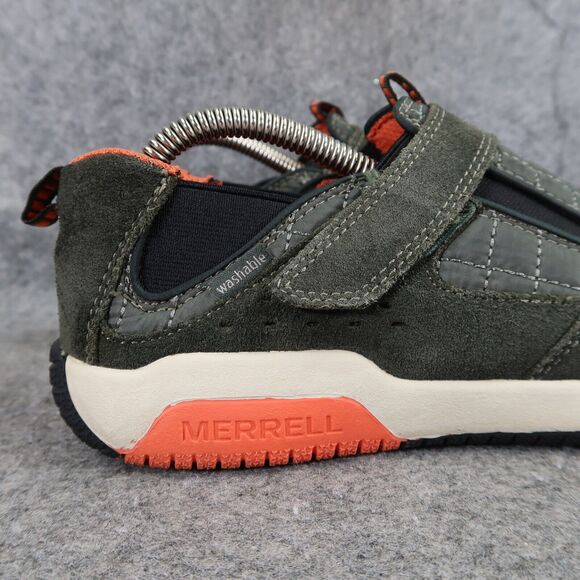 Merrell Shoes Kids 6.5 Casual Active Free Roam Hut Moc Leather Quilted Comfort - Picture 3 of 15